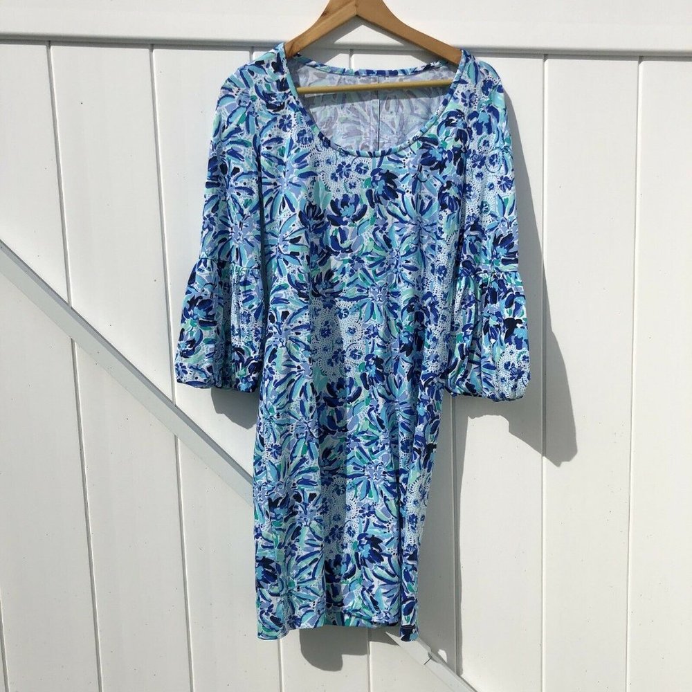 Lilly Pulitzer Carlile Dress Size XS Iris Blue